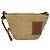 Borsa a tracolla in pelle e rafia beige e marrone Loewe