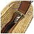 Borsa a tracolla in pelle e rafia beige e marrone Loewe - vista 10