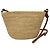 Borsa a tracolla in pelle e rafia beige e marrone Loewe - vista 2