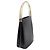 Mini borsa in pelle Cartier Trinity Nero - vista 4