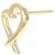 Tiffany & Co Orecchino Tiffany Loving Heart (orecchino singolo) in oro giallo 18K - vista 2