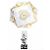 Ombrello Versace con stampa Medusa e Barocco Bianco D'oro - vista 3