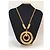 Autre Marque Collana con pendente Napier Bamboo D'oro - vista 2