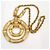Autre Marque Collana con pendente Napier Bamboo D'oro - vista 7