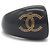 Anello in resina marrone scuro Chanel