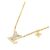 Collana Louis Vuitton LV Iconic in metallo dorato D'oro