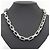 Collana a Catena Monogram Louis Vuitton M00307 Argento - vista 5