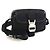 Borsa a tracolla Gucci in tela e pelle nera Nero