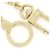Charm per borsa Louis Vuitton Nero Argento D'oro - vista 3