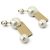 NUOVI ORECCHINI DIOR TRIBALES LOGO CD PERLE IN METALLO DORATO D'oro - vista 2