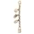 Hermès BIJOU DE SAC HERMES OLGA BRELOQUES CADENAS KELLY CHAINE ANCRE DORE PORTE CLES Doré  - vue 2