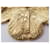 NEUF BROCHE YVES SAINT LAURENT TREFLE A 4 FEUILLES DORE PENDENTIF CLOVER BROOCH Doré  - vue 4