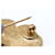 NEUF BROCHE YVES SAINT LAURENT TREFLE A 4 FEUILLES DORE PENDENTIF CLOVER BROOCH Doré  - vue 5