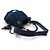 LANCEL BRIGITTE BARDOT BB HANDBAG A04801 ALCANTARA BLUE SHOULDER BAG - view 4