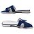 Hermès SCARPE SANDALI HERMES ORAN MULES H021056Z 39.5 BLU NAVY - vista 2