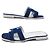 Hermès SCARPE SANDALI HERMES ORAN MULES H021056Z 39.5 BLU NAVY - vista 3