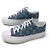 NEUE LOUIS VUITTON STELLAR 1A4WTV MONOGRAM DENIM CANVAS 39 SNEAKERS Blau