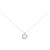 Autre Marque Collana in platino e diamanti Argento