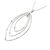 Autre Marque Collana in Pt850 con diamanti Argento - vista 3
