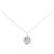 Autre Marque K10 Weißgold Initial Y Diamant-Halskette Silber