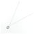 Autre Marque K10 Weißgold Initial Y Diamant-Halskette Silber - Ansicht 2