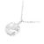 Autre Marque K10 Weißgold Initial Y Diamant-Halskette Silber - Ansicht 4