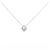 Autre Marque Collana in oro bianco Au750 e diamanti Argento