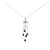 Autre Marque Collana di diamanti Au750 Au416 Argento