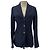 Autre Marque Chaqueta entallada de lino THE GIGI Azul