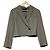 Autre Marque Droite lautreamont Giacca corta in twill Plamical Marrone