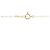 Autre Marque Collana Cuore con Diamanti Au750 D'oro - vista 5