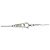 Autre Marque Collana di diamanti Pt900/Pt850 Argento - vista 5