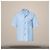 Louis Vuitton Besticktes Signature Chambray Kurzarmhemd Regular Fit Blau - Ansicht 5