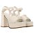 Louis Vuitton Sandalo platform Mare Ecru White Bianco