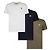 Moncler Baumwoll-T-Shirt mit Logo-Patch Blau Weiß