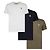 Moncler Baumwoll-T-Shirt mit Logo-Patch Blau Weiß - Ansicht 2