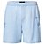 Louis Vuitton Bermudas de chambray signature bordadas Regular Fit Azul