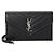 Saint Laurent Borsa a tracolla con catena Cassandra da donna Nero