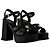 Louis Vuitton Sandalias de plataforma Maya Hild Black Negro
