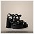 Louis Vuitton Sandalias de plataforma Maya Hild Black Negro - vista 2
