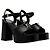 Louis Vuitton Sandalo platform Mare Black Nero