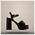 Louis Vuitton Sandalo platform Mare Black Nero - vista 3