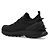 Moncler Baskets Trailgrip Light en daim noir - vue 3