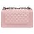 Chanel Bolso de hombro Boy de piel caviar rosa Medium - vista 11
