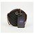 Gucci Bolso bandolera redondo mini GG Marmont Negro Rojo - vista 6