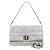 Miu Miu Bolso de hombro matelassé de cristal plateado