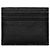 Prada Triangle Logo Leather Card Holder Black - view 6