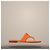 Louis Vuitton Sandali Mare Flat Thong Orange Arancione - vista 3
