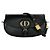 Dior Borsa a tracolla East West in vitello nero