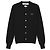 Comme Des Garcons Black Heart Strick-Cardigan Black AX